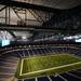 A quite Ford Field during MAC Media in Detroit on Tuesday Melanie Maxwell | AnnArbor.com
